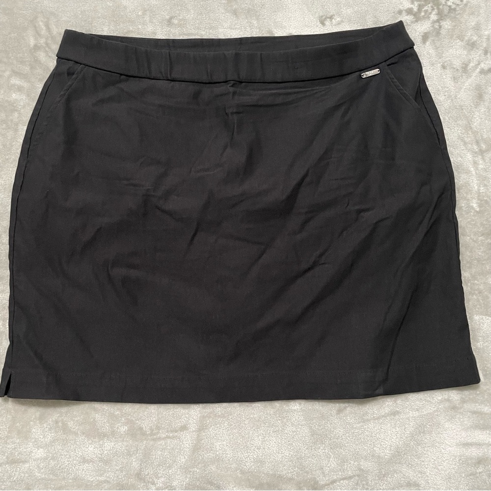 Rafaella Black Pencil Skirt with Built-in Under Shorts Size XXL Business Casual